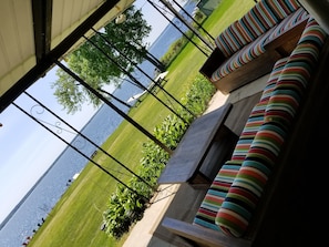 covered patio off the main house  