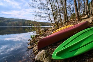 Canoe, Kayak, and Paddle Board provided