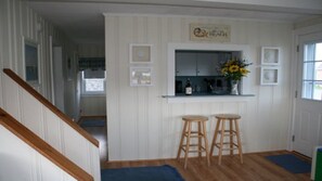 Foyer to kitchen, master bedroom and bathroom