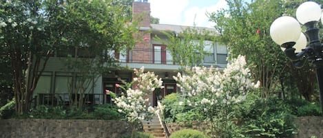 View of the house from the lake side