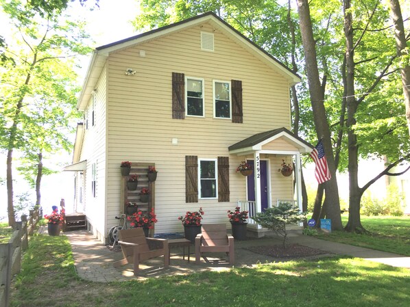 Front of Cottage Facing the Private Road