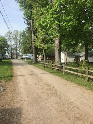 South Side View Of Our Private Road