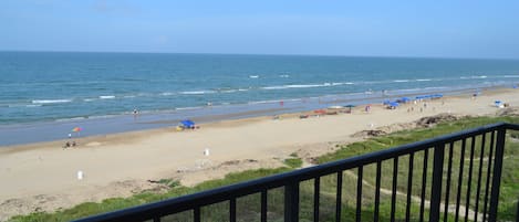 Balcony view , direct beach access