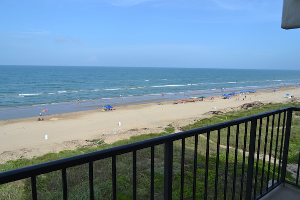 Balcony view , direct beach access