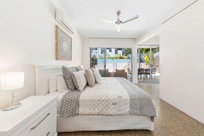 Large main bedroom with King size bed