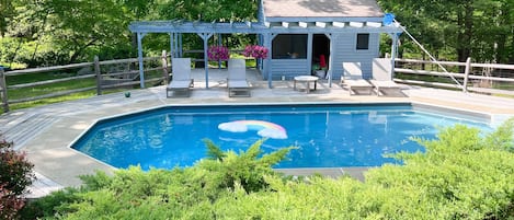 Heated Pool with Saltwater Saline System 