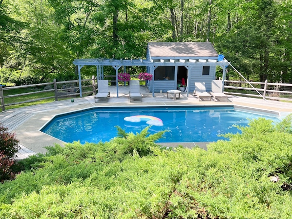 Heated Pool with Saltwater Saline System 