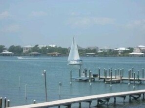 View of Little Lagoon from the fishing piers