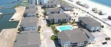 Aerial view of Sea Oats Condominium Complex