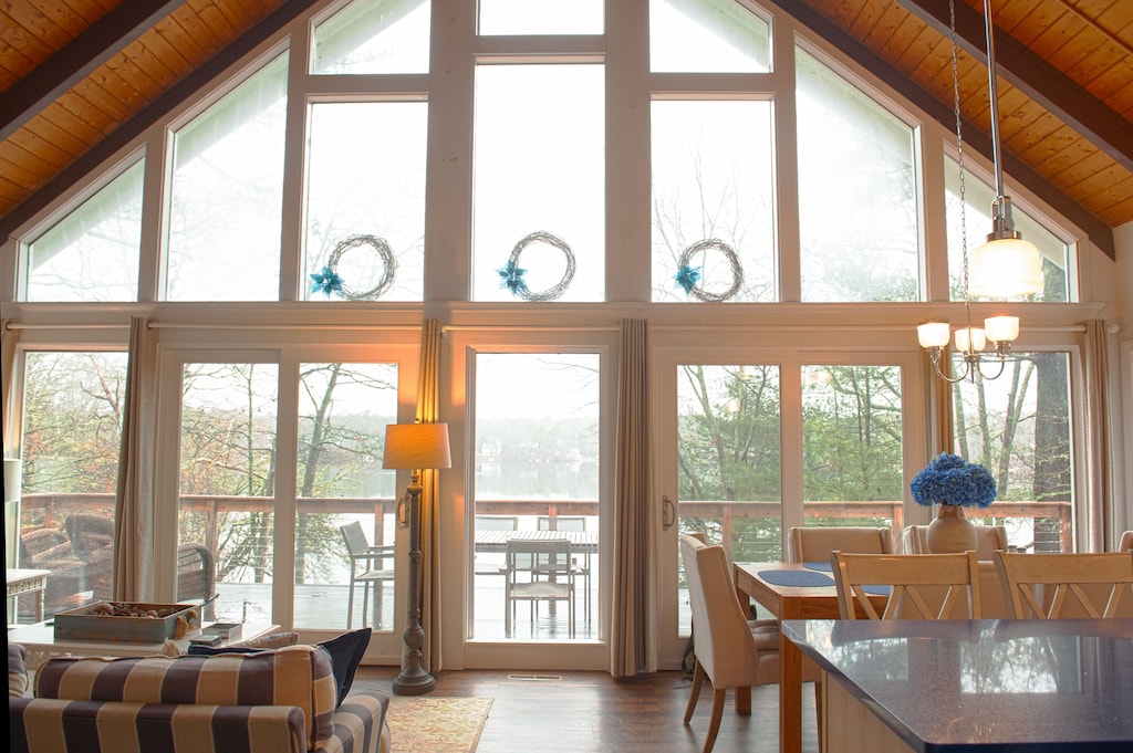 Beach Front On Beautiful Jenkins Pond, Quiet Neighborhood, Everything