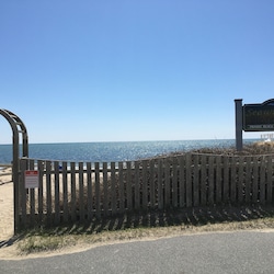 Association Beach directly across the street