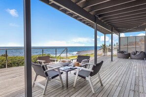 Downstairs deck