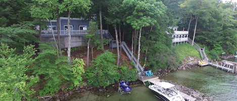 Sandy bottom swimming area