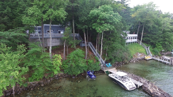 Sandy bottom swimming area