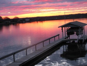 Glorious skies over the lake