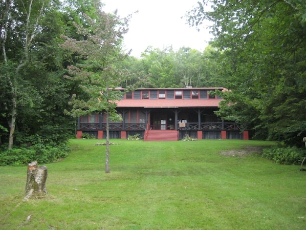 House from lake