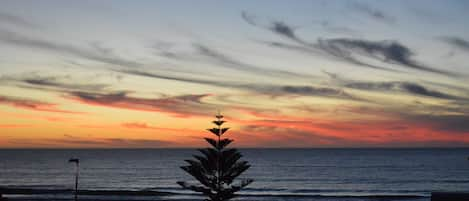 Vista para a praia ou o mar