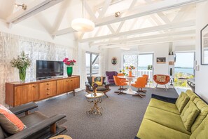 lounge with north facing water views