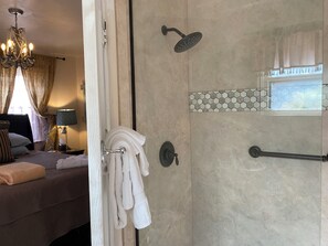 Bathroom with walk-in shower