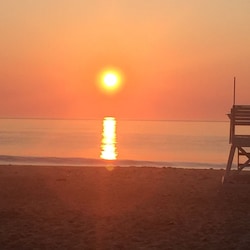 Sunrise on Nauset Light Beach, approx. 2 miles from the cottage.