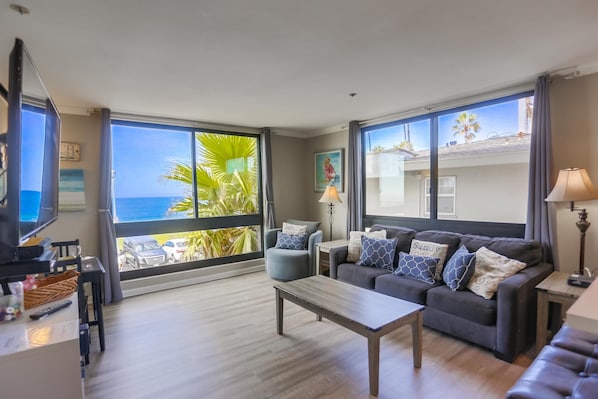 Corner unit to maximize your view of the ocean.