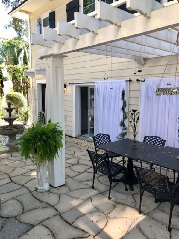 View of Carriage House from Courtyard