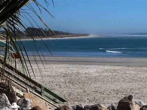 Inlet/Island View from balcony along with oceanfront view