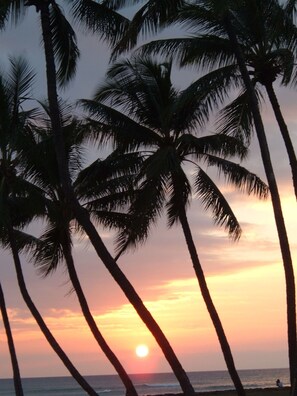 sunset view from condo