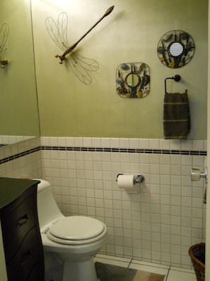 Bathroom with a 2 person shower