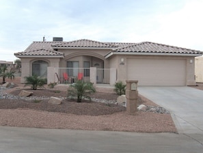 Street view of the house.