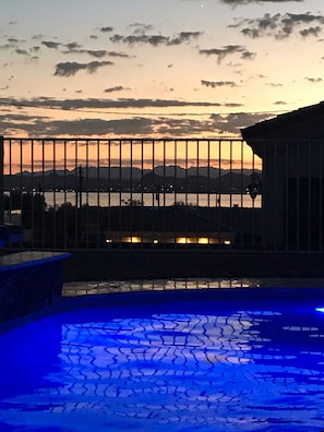 Pool view of Sunset @ Night