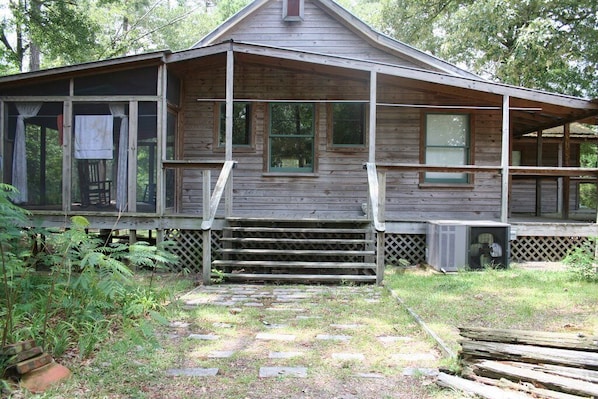 The back entrance.