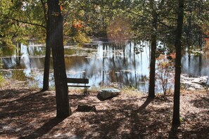 A view from the Guest House screened porch