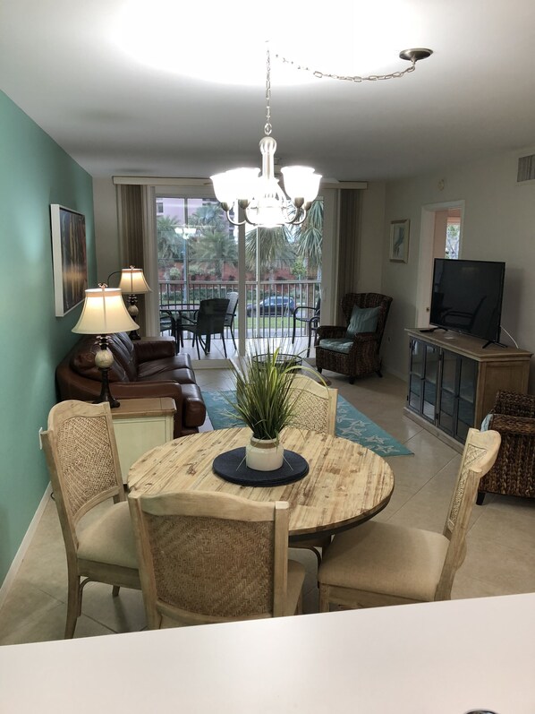 dining room & living room