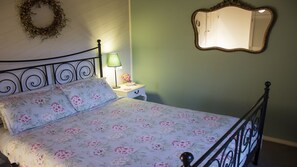 Main bedroom with comfortable queen bed