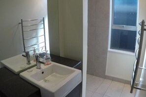 Bathroom 2 with shower and vanity