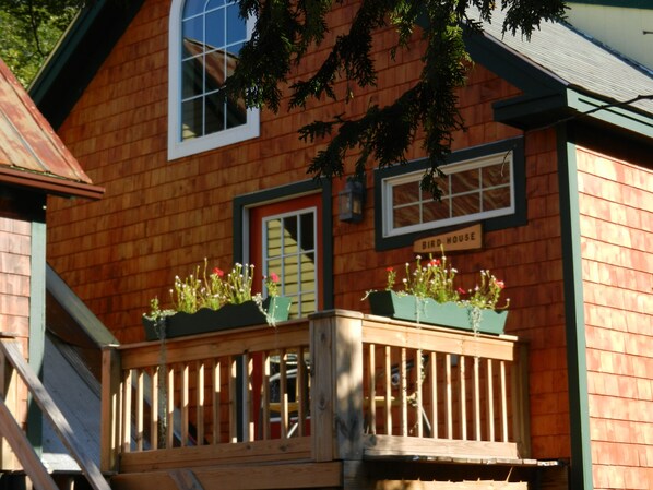 entrance and deck