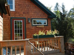 entrance and deck