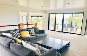 Upstairs Lounge room opens to outdoor deck