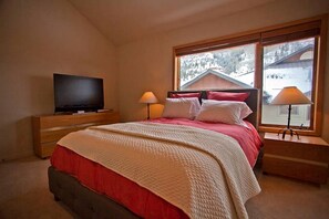 Guest bedroom with attached bathroom 