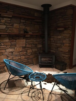 Wood fire