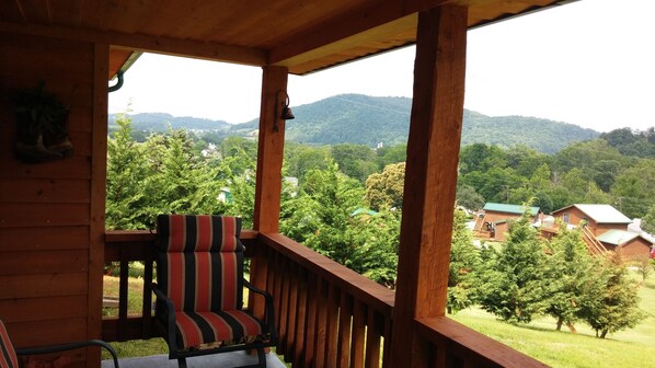Front porch with a view
