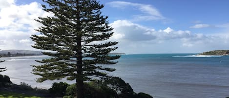 view from the deck towards Victor Harbor