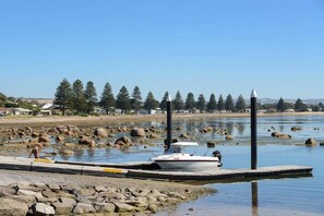 Nearby boat ramp