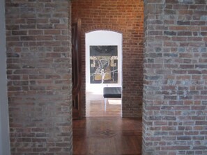 A view from the Dining Room looking into the Living Room