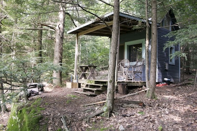 'A Place in the Woods' - Cabin on Chloe's Lake on 20 acres near Woodstock, NY
