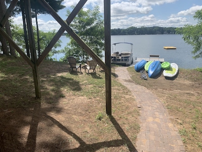 Silver Lake ~ East Facing Beach Front ~ 200' Of Frontage ~ Supper Club By Boat