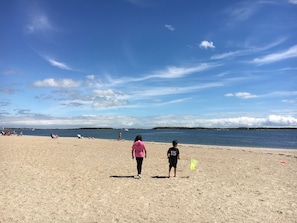 Walk to Colonial Acres Beach to do some playing, relaxing or combing for shells!