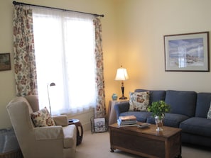 Return from your adventures and relax in the cozy living room.