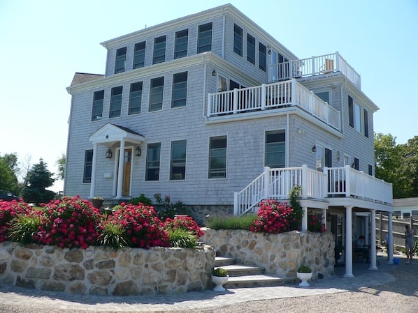 Nantucket Style Home, 3 Decks, Ocean and Pond Views, Excellent Private Beach